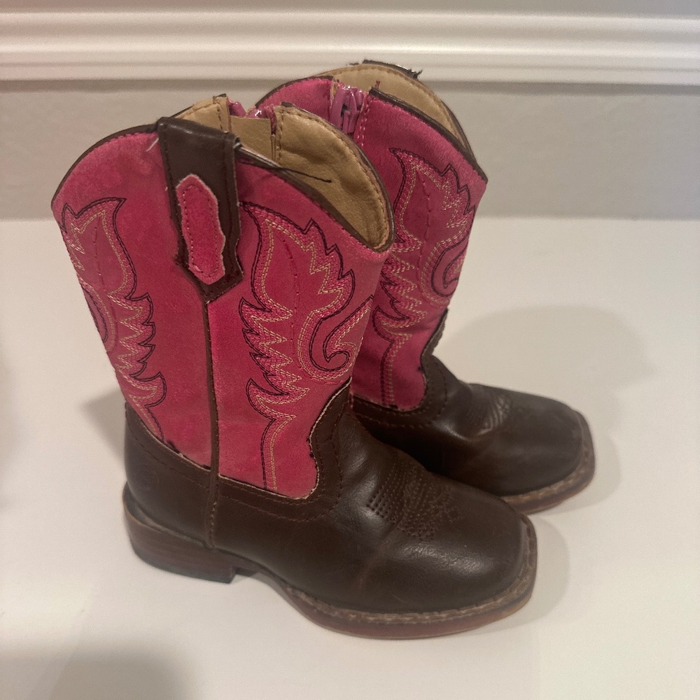 Girls Toddler Roper Boots